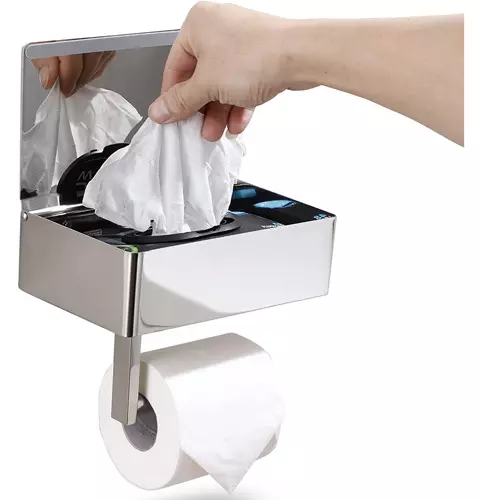 Day Moon Toilettenpapierhalter mit Feuchtücherbox