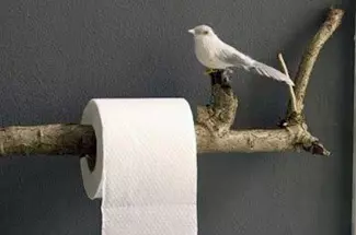 Toilettenpapierhalter ohne Deckel