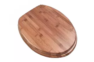 WC-Sitz aus Holz
